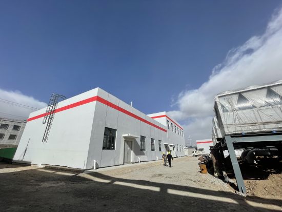 图为大唐兴海清洁能源有限公司子科滩镇、河卡镇项目建成开始供热。曹有山 摄